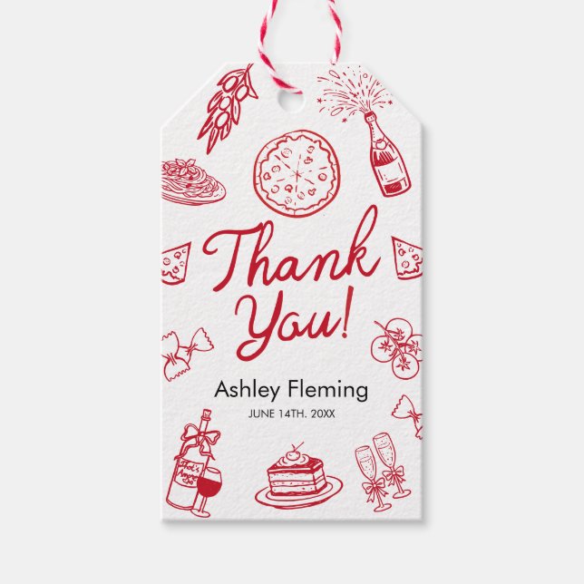 That's Amore Thank You Geschenkanhänger (Vorderseite)