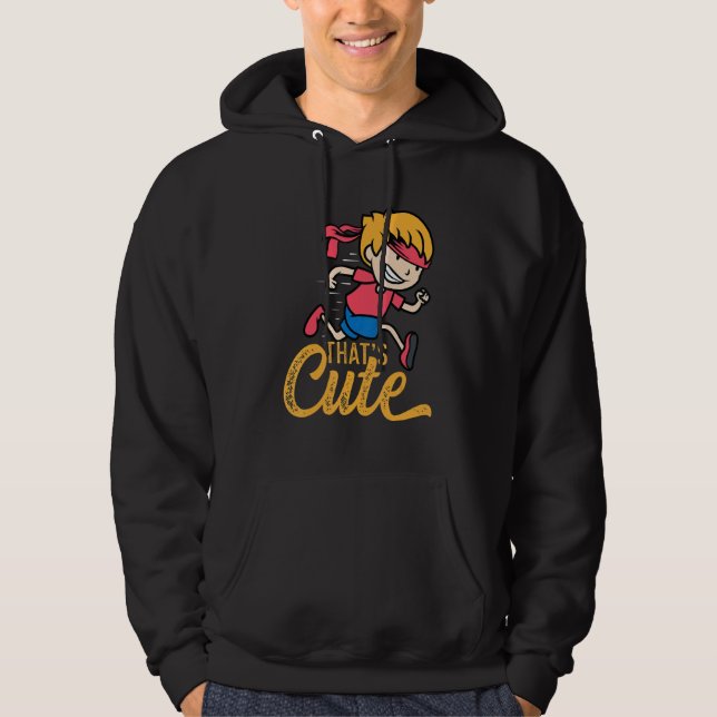 That's Cute Fit Person Hoodie (Vorderseite)