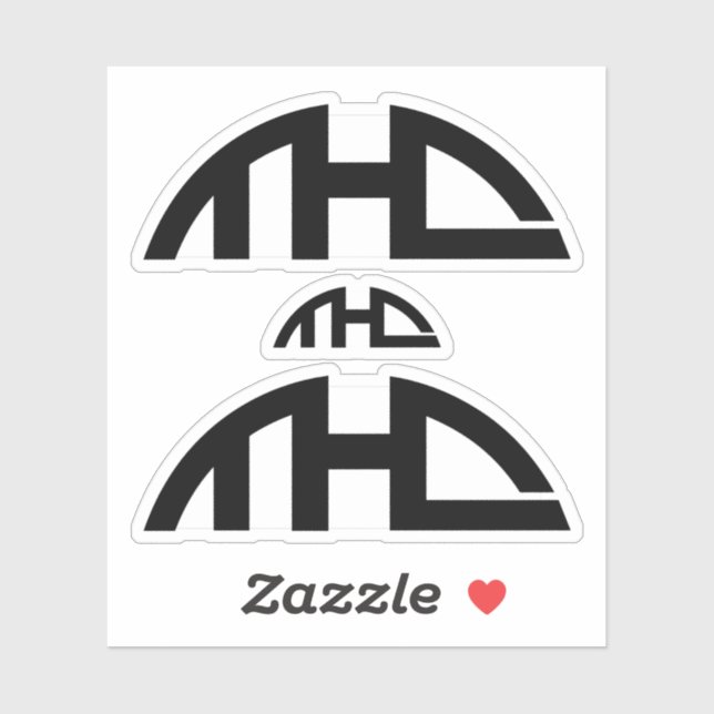 THC-Aufkleber Aufkleber (Blatt)