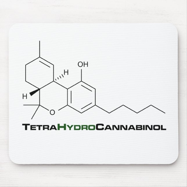 THC Unkraut Mousepad (Vorne)