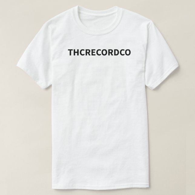 THCRECORDCO T-Shirt (Design vorne)