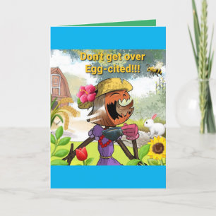 #The3Scarecrows Colorful Ostercard Feiertagskarte