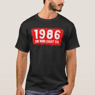 The 1986 Year Of Birth For Men And Women, Awesome T-Shirt