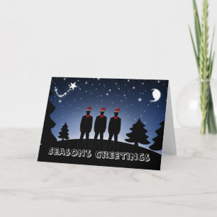 The 3 Wise Men 2008 Style - Holiday Card Feiertagskarte
