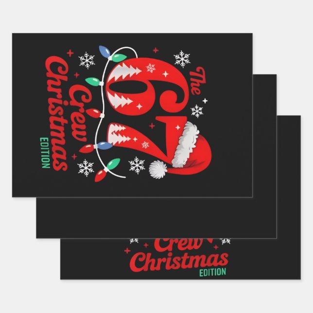 The 67 Christmas Crew Edition Six Seven Brainrot   Geschenkpapier Set (Set)