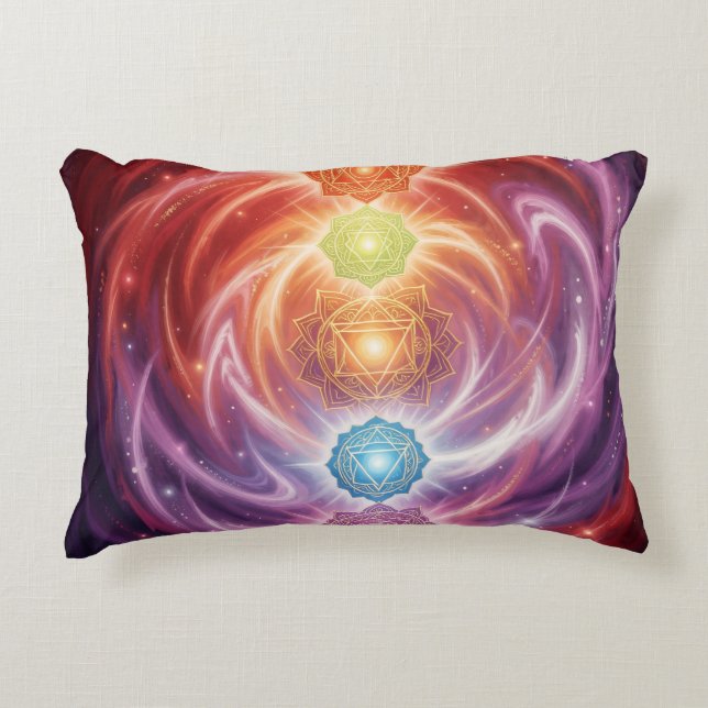 The 7 Chakras´10 Dekokissen (Vorderseite)