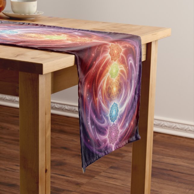 The 7 Chakras´10 Kurzer Tischläufer (Beispiel)