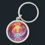 The 7 Chakras´10 Schlüsselanhänger<br><div class="desc">The 7 chakras are energy centers aligned along the spine that influence different areas of life — from safety and creativity to confidence,  love,  communication,  intuition,  and spirituality. When balanced,  they support harmony,  inner strength,  and overall well-being.</div>