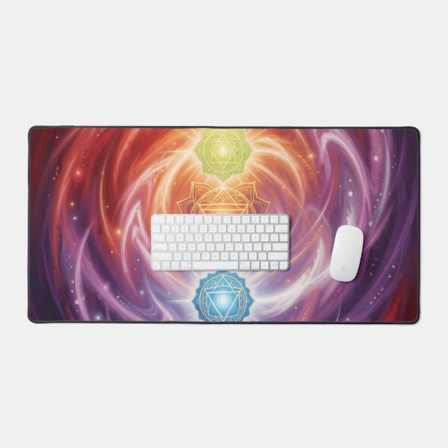The 7 Chakras´10 Schreibtischunterlage (Tastatur & Maus)
