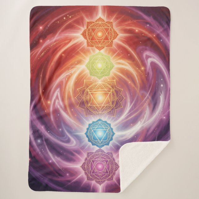 The 7 Chakras´10 Sherpadecke (Vorderseite)