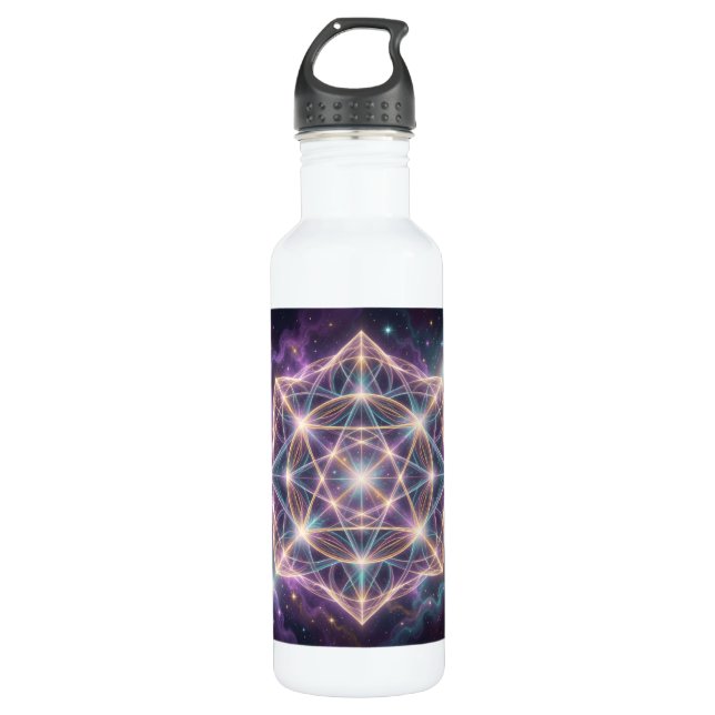 The 7 Chakras´11 Edelstahlflasche (Vorderseite)