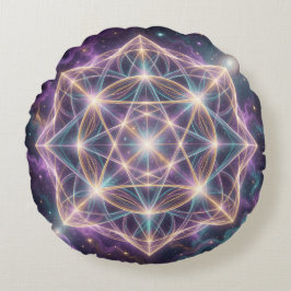 The 7 Chakras´11 Rundes Kissen