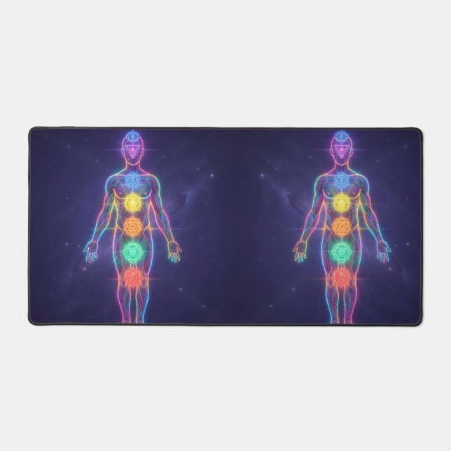 The 7 Chakras´2 Schreibtischunterlage (Vorderseite)