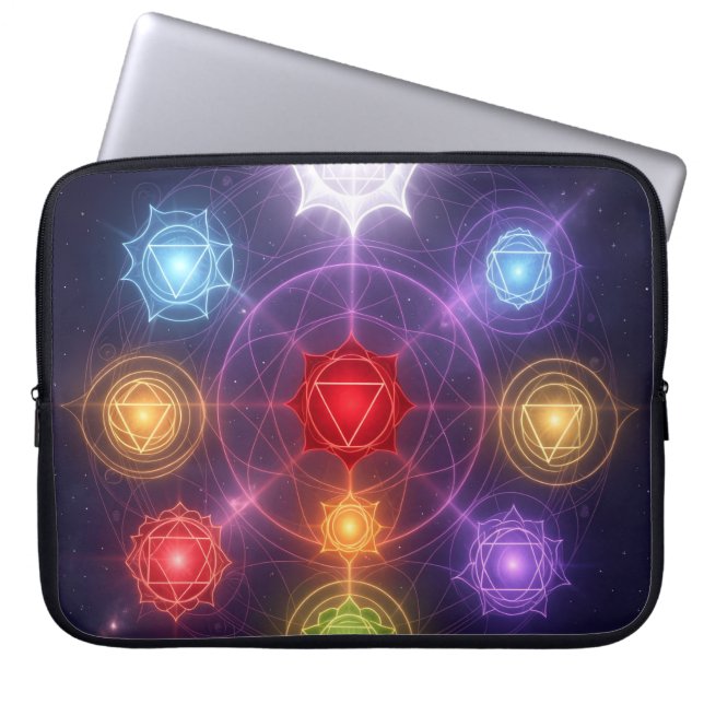 The 7 Chakras´3 Laptopschutzhülle (Vorderseite)