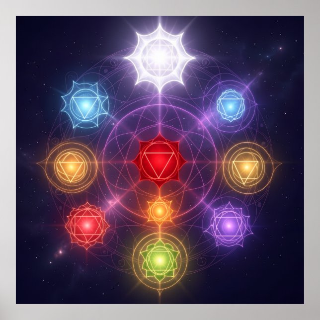 The 7 Chakras´3 Poster (Vorne)