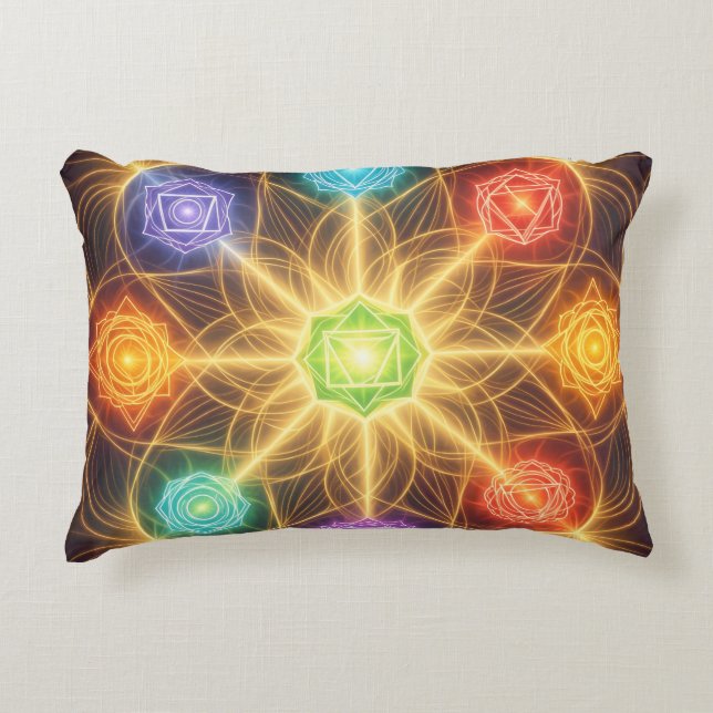 The 7 Chakras´4 Dekokissen (Vorderseite)