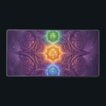The 7 Chakras´5 Schreibtischunterlage<br><div class="desc">The 7 chakras are energy centers aligned along the spine that influence different areas of life — from safety and creativity to confidence,  love,  communication,  intuition,  and spirituality. When balanced,  they support harmony,  inner strength,  and overall well-being.</div>