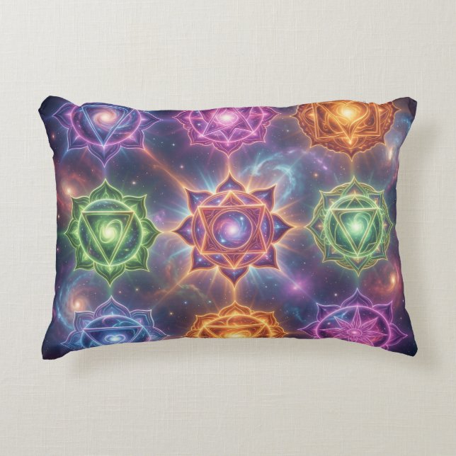 The 7 Chakras´6 Dekokissen (Vorderseite)