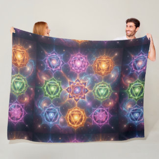 The 7 Chakras´6 Fleecedecke
