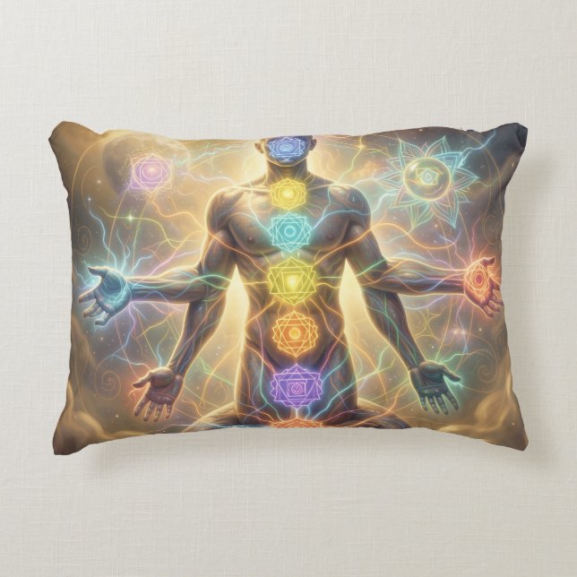 The 7 Chakras´7 Dekokissen (Vorderseite)