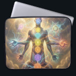 The 7 Chakras´7 Laptopschutzhülle<br><div class="desc">The 7 chakras are energy centers aligned along the spine that influence different areas of life — from safety and creativity to confidence,  love,  communication,  intuition,  and spirituality. When balanced,  they support harmony,  inner strength,  and overall well-being.</div>