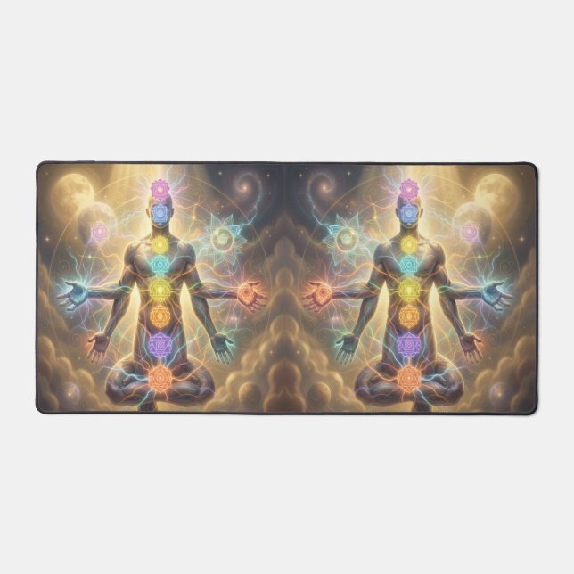The 7 Chakras´7 Schreibtischunterlage (Vorderseite)