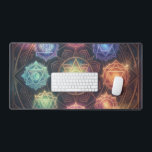 The 7 Chakras´8 Schreibtischunterlage<br><div class="desc">The 7 chakras are energy centers aligned along the spine that influence different areas of life — from safety and creativity to confidence,  love,  communication,  intuition,  and spirituality. When balanced,  they support harmony,  inner strength,  and overall well-being.</div>