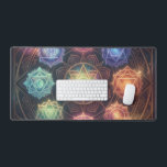 The 7 Chakras´8 Schreibtischunterlage<br><div class="desc">The 7 chakras are energy centers aligned along the spine that influence different areas of life — from safety and creativity to confidence,  love,  communication,  intuition,  and spirituality. When balanced,  they support harmony,  inner strength,  and overall well-being.</div>