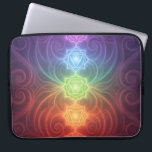 The 7 Chakras´9 Laptopschutzhülle<br><div class="desc">The 7 chakras are energy centers aligned along the spine that influence different areas of life — from safety and creativity to confidence,  love,  communication,  intuition,  and spirituality. When balanced,  they support harmony,  inner strength,  and overall well-being.</div>
