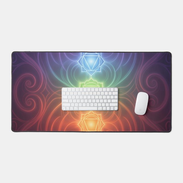 The 7 Chakras´9 Schreibtischunterlage (Tastatur & Maus)