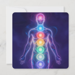  The 7 Chakras Feiertagskarte