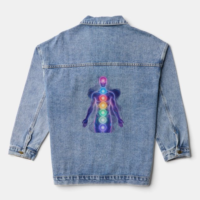  The 7 Chakras Jeansjacke (Rückseite)