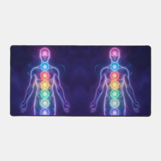  The 7 Chakras Schreibtischunterlage (Vorderseite)