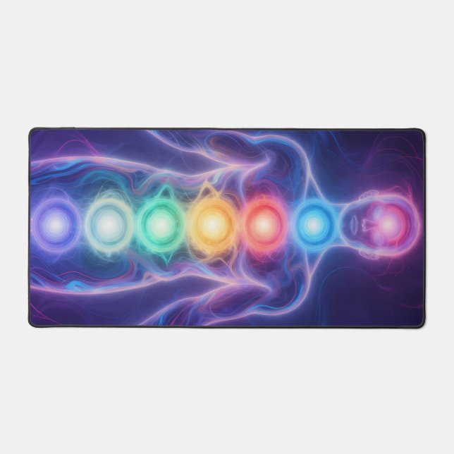  The 7 Chakras Schreibtischunterlage (Vorderseite)