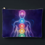 The 7 Chakras Zubehörtasche<br><div class="desc">The 7 chakras are energy centers aligned along the spine that influence different areas of life — from safety and creativity to confidence,  love,  communication,  intuition,  and spirituality. When balanced,  they support harmony,  inner strength,  and overall well-being.</div>