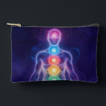 The 7 Chakras Zubehörtasche<br><div class="desc">The 7 chakras are energy centers aligned along the spine that influence different areas of life — from safety and creativity to confidence,  love,  communication,  intuition,  and spirituality. When balanced,  they support harmony,  inner strength,  and overall well-being.</div>