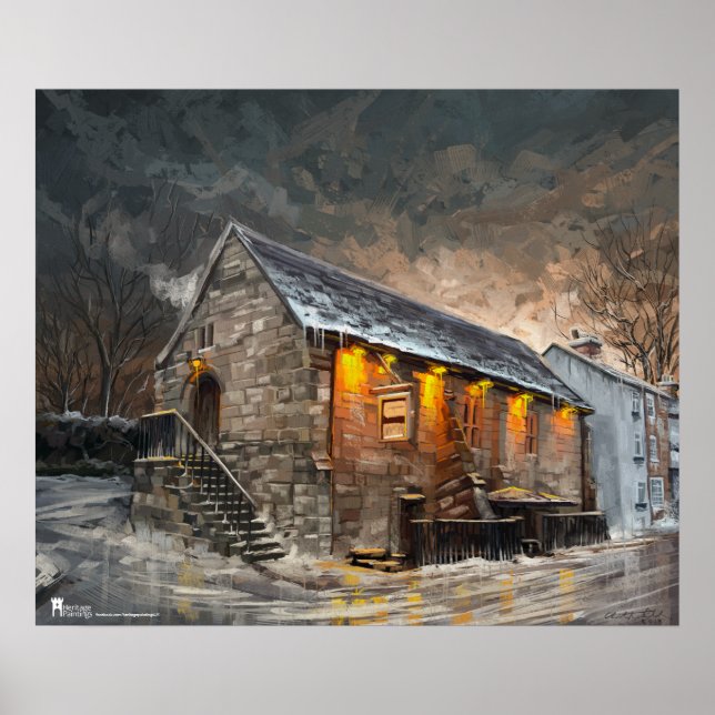 The Abbey Pub, Darley Abbey, Derby - Poster (Vorne)