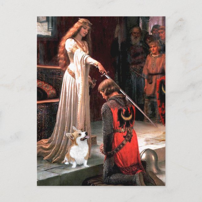 The Accolade - Pembroke Welsh Corgi 2 Postkarte (Vorderseite)