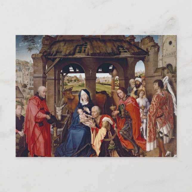 The Adoration of the Magi, c.1455 Postkarte (Vorderseite)
