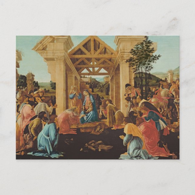The Adoration of the Magi, c.1478-82 Postkarte (Vorderseite)