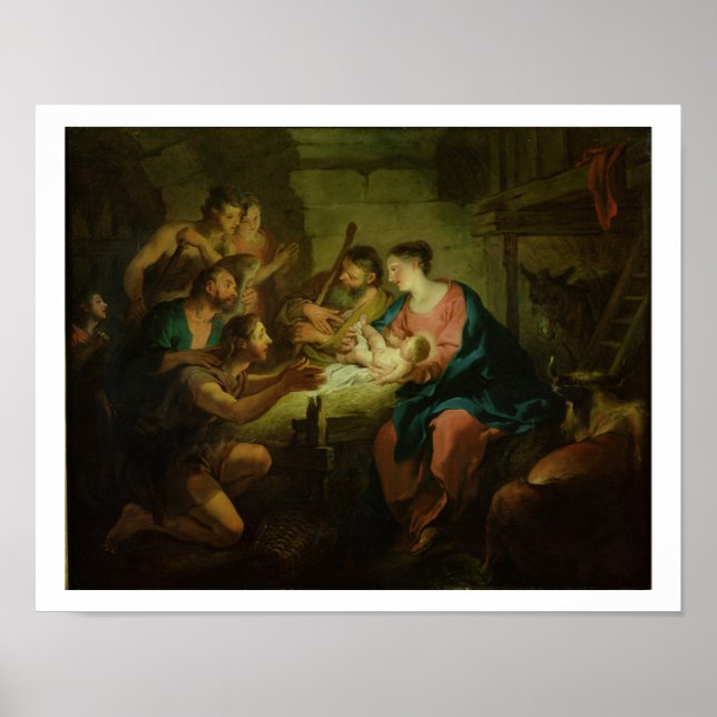 The Adoration of the Shepherds, 1725 Poster (Vorne)