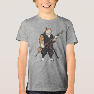 The adventure of the Akita gladiator dog Tri-Blend Shirt