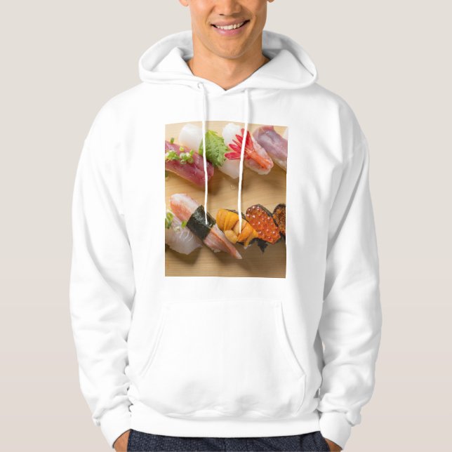 The Aesthetics of Nigiri Sushi | Premium Japanese  Hoodie (Vorderseite)