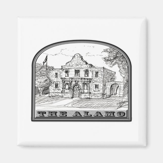 The Alamo: Magnet (Vorne)