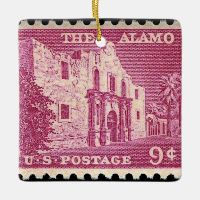 The Alamo Stamp Keramikornament (Vorderseite)
