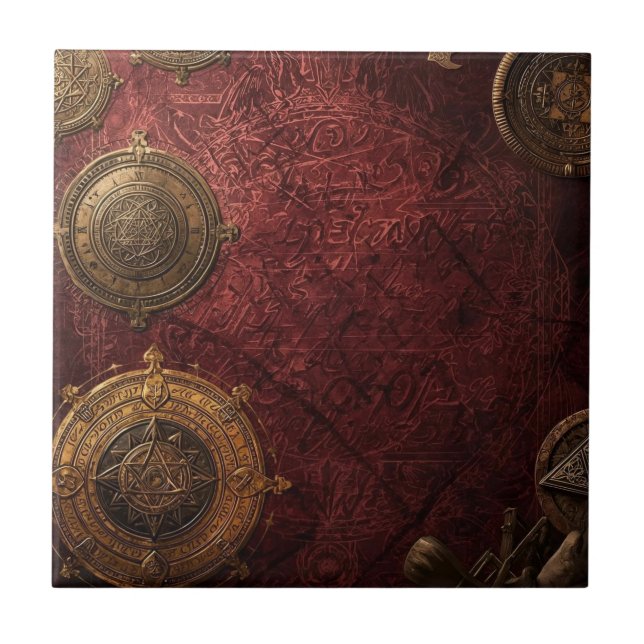 The Alchemist’s Chartroom Fliese (Vorderseite)