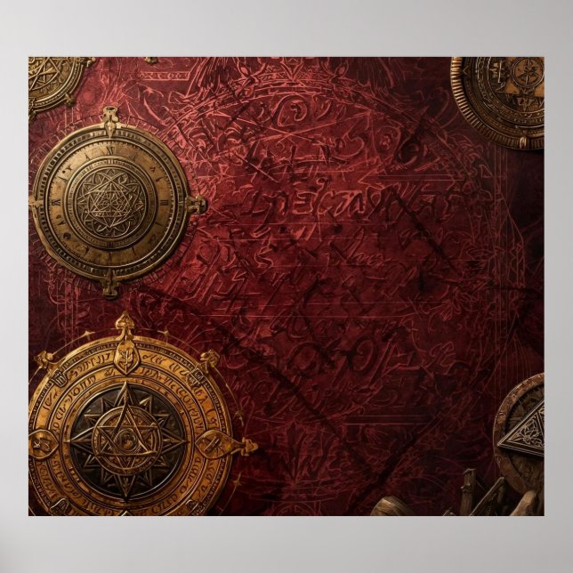 The Alchemist’s Chartroom Poster (Vorne)