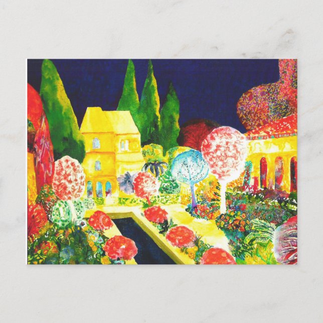 The Alhambra by Night. Postkarte (Vorderseite)