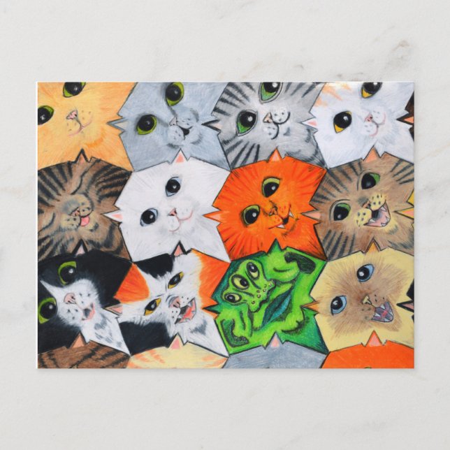 The Alien Among Us Postcard Postkarte (Vorderseite)