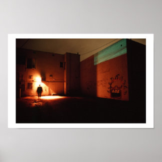 The Alley at Night Poster